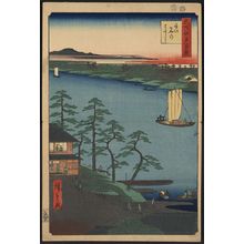 Utagawa Hiroshige: Niishuku ferry. - Library of Congress