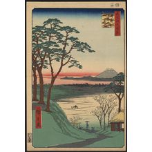 Utagawa Hiroshige: Grandfather's teahouse, Meguro. - Library of Congress
