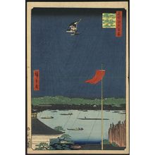 Utagawa Hiroshige: Komagata Hall and Azuma Bridge. - Library of Congress