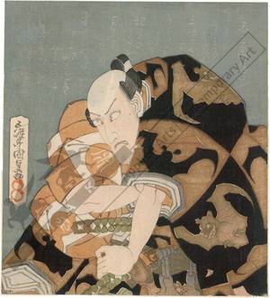 Utagawa Kunisada: Actor Ichikawa Danjuro (title not original) - Austrian Museum of Applied Arts