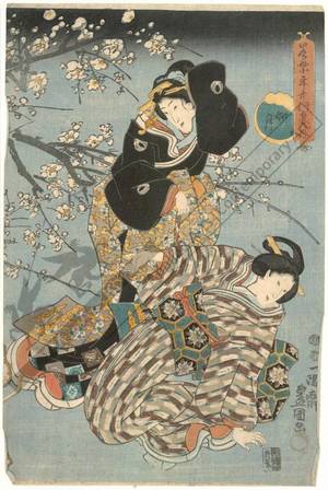 Utagawa Kunisada: February - Austrian Museum of Applied Arts