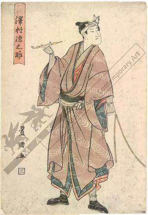 Utagawa Toyokuni I: Actor Sawamura Gennosuke - Austrian Museum of Applied Arts