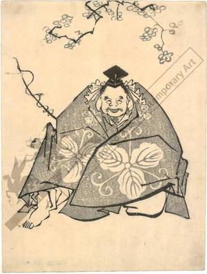 Kitagawa Utamaro: Lucky god Ebisu (title not original) - Austrian Museum of Applied Arts