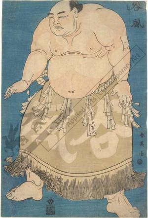 Katsukawa Shun'ei: Sumo wrestler Tanikaze - Austrian Museum of Applied Arts