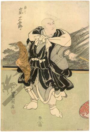 Utagawa Toyokuni I: Arashi Sangoro as Saigyo - Austrian Museum of Applied Arts