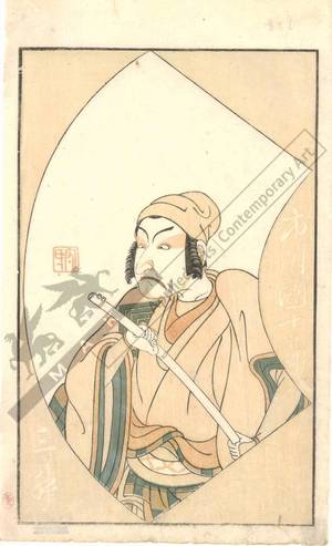 勝川春章: Ichikawa Danjuro, Sansho - Austrian Museum of Applied Arts