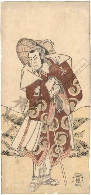 Katsukawa Shunsho: Actor Nakayama Kojuro (title not original) - Austrian Museum of Applied Arts