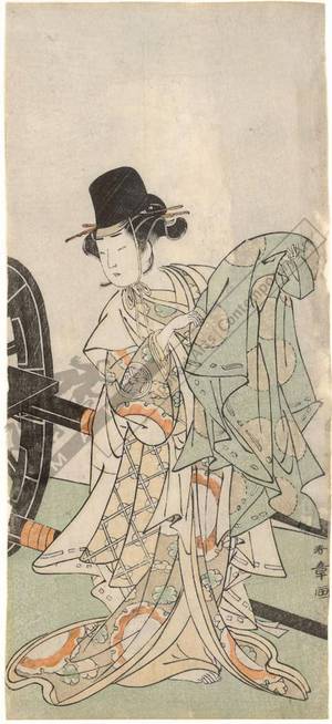 Katsukawa Shunsho: Actor Yamashita Kinsaku (title not original) - Austrian Museum of Applied Arts
