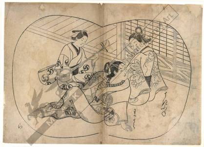 Omori Yoshikiyo: Number 22: Ukifune and Wakaura - Austrian Museum of Applied Arts