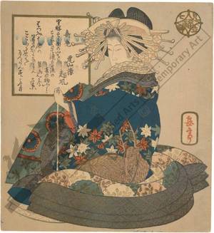 Yashima Gakutei: Lucky god Jurojin - Austrian Museum of Applied Arts