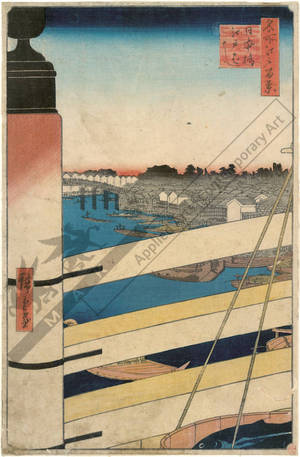 Utagawa Hiroshige: Nihon-Bridge and Edo-Bridge - Austrian Museum of Applied Arts