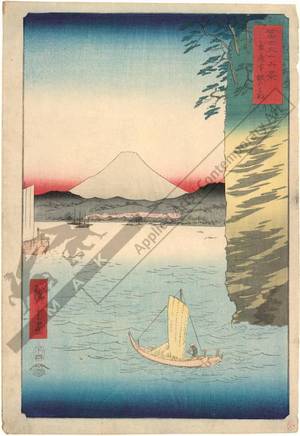 Utagawa Hiroshige: Flowers at Honmoku in the province of Musashi - Austrian Museum of Applied Arts