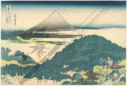 Katsushika Hokusai: “Cushion-pine” at Aoyama - Austrian Museum of Applied Arts
