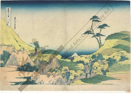 Katsushika Hokusai: Lower Meguro - Austrian Museum of Applied Arts