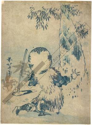 Katsushika Hokusai: Moso finding a bamboo shoot (title not original) - Austrian Museum of Applied Arts