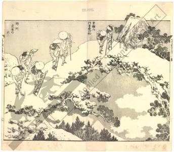 Katsushika Hokusai: Mount Fuji from far in the province of Shimotsuke - Austrian Museum of Applied Arts