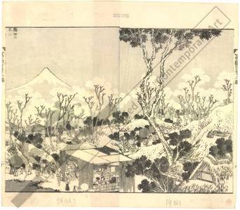 Katsushika Hokusai: Mount Fuji seen from Sumida river - Austrian Museum of Applied Arts