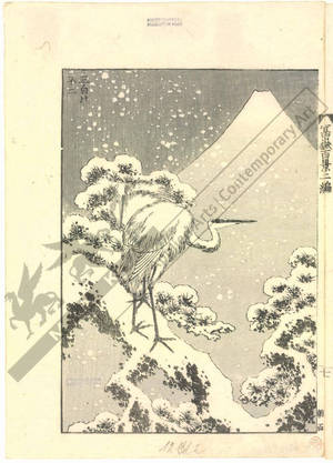 Katsushika Hokusai: Mount Fuji of the „three white“ - Austrian Museum of Applied Arts