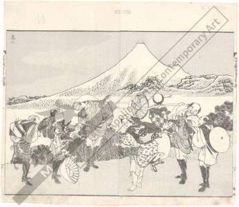 Katsushika Hokusai: Appearance of Hoeizan, Part 2 - Austrian Museum of Applied Arts