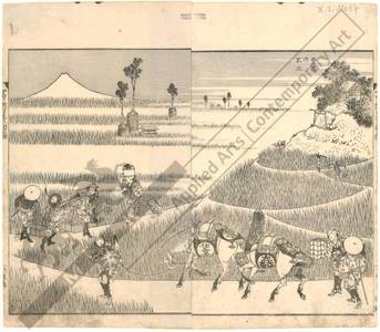 Katsushika Hokusai: Mount Fuji at rich harvest - Austrian Museum of Applied Arts