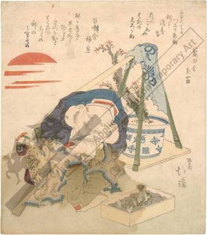 魚屋北渓: Lucky god Daikoku (title not original) - Austrian Museum of Applied Arts