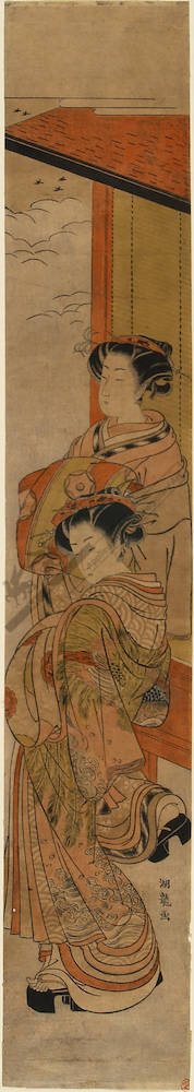 Isoda Koryusai: Courtesans (title not original) - Austrian Museum of Applied Arts