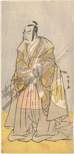Katsukawa Shunsho: Nakajima Kanzaemon as Ko no Moronao (title not original) - Austrian Museum of Applied Arts