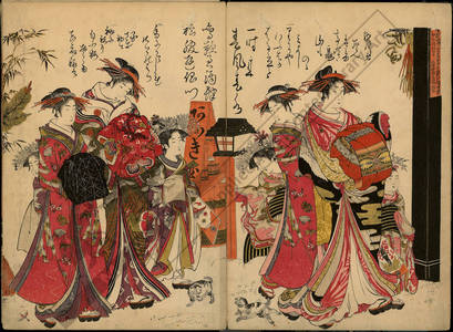 Kitao Masanobu: Courtesans Takigawa and Hanaogi from the Ogi house - Austrian Museum of Applied Arts