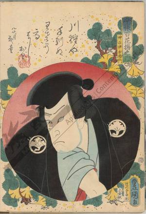 Utagawa Kunisada: Mitani Iemon - Austrian Museum of Applied Arts