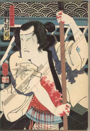 Utagawa Kuniyoshi: Ichimura Uzaemon as Benten Kozo Kikunosuke - Austrian Museum of Applied Arts