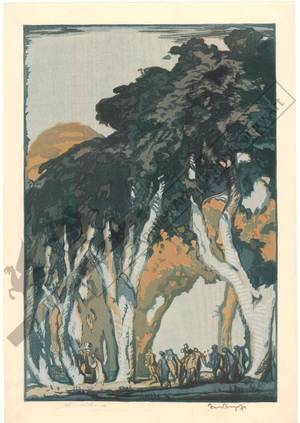 Unknown: In the forest (title not original) - Austrian Museum of Applied Arts