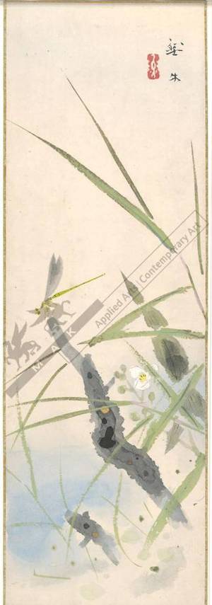 無款: Yellow dragon-fly (title not original) - Austrian Museum of Applied Arts