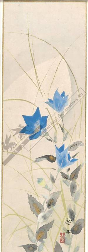 Unknown: Blue flowers (title not original) - Austrian Museum of Applied Arts