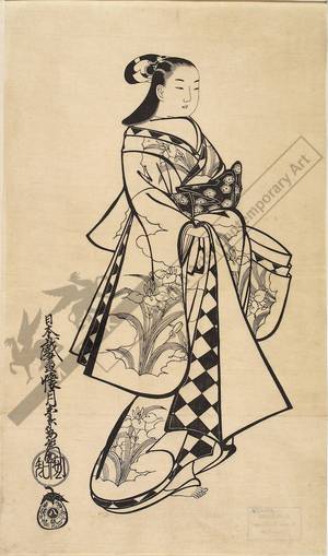 Kaigetsudo Anchi: Courtesan (title not original) - Austrian Museum of Applied Arts