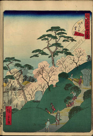 Utagawa Hiroshige II: Number 12: The village Higurashi - Austrian Museum of Applied Arts