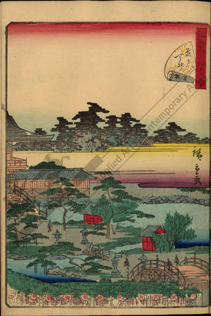 Utagawa Hiroshige II: Number 25: The Tenjin Shrine at Kamedo - Austrian Museum of Applied Arts