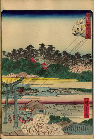 Utagawa Hiroshige II: Number 8: The Yushima Tenjin Shrine - Austrian Museum of Applied Arts