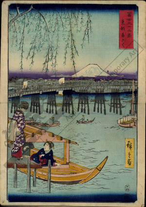 Utagawa Hiroshige: Ryogoku in the eastern capital - Austrian Museum of Applied Arts