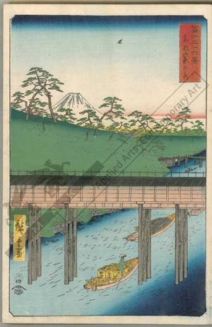 Utagawa Hiroshige: Ochanomizu in the eastern capital - Austrian Museum of Applied Arts
