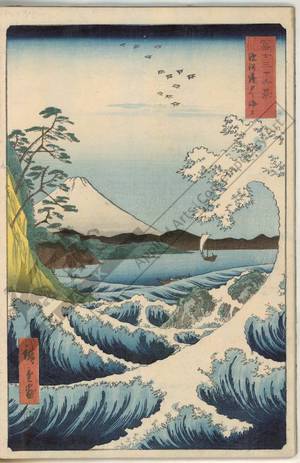 Utagawa Hiroshige: Sea at Satta in the province of Suruga - Austrian ...