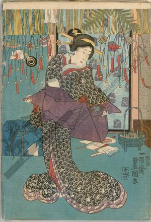 Utagawa Kunisada: Seven spring herbs for a fruitful year - Austrian Museum of Applied Arts