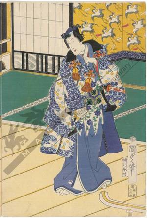 Utagawa Kunisada II: Suma bay - Austrian Museum of Applied Arts