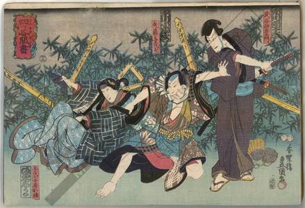 歌川国貞: Kabuki play “Yotsuya no kikigaki” - Austrian Museum of Applied Arts