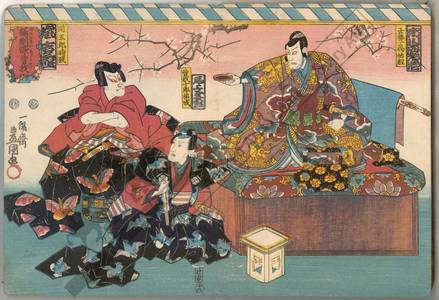 歌川国貞: Kabuki play “Goinuki onajimi Soga” - Austrian Museum of Applied Arts