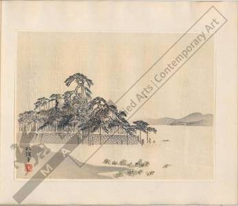 Unknown: Pine tree a Karasaki (title not original) - Austrian Museum of Applied Arts