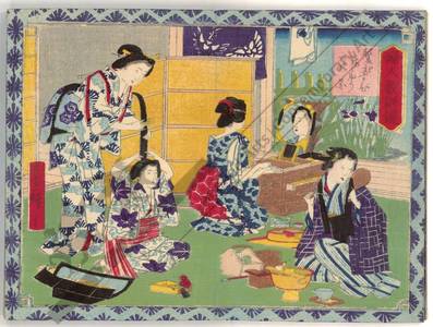 Utagawa Hiroshige III: Hair dressing and make-up - Austrian Museum of Applied Arts