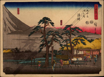 Utagawa Hiroshige: Print 13: Numazu (Station 12) - Austrian Museum of Applied Arts