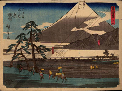 Utagawa Hiroshige: Print 14: Hara (Station 13) - Austrian Museum of Applied Arts