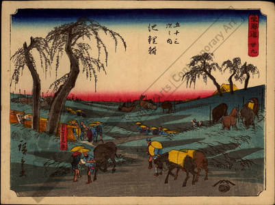 Utagawa Hiroshige: Print 39: Chiryu (Station 39) - Austrian Museum of Applied Arts