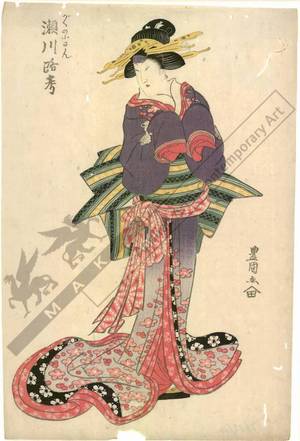 歌川豊国: Segawa Roko as Gaku no Kosan - Austrian Museum of Applied Arts